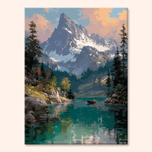 Paint by numbers - Alpine Reflections - MyArt