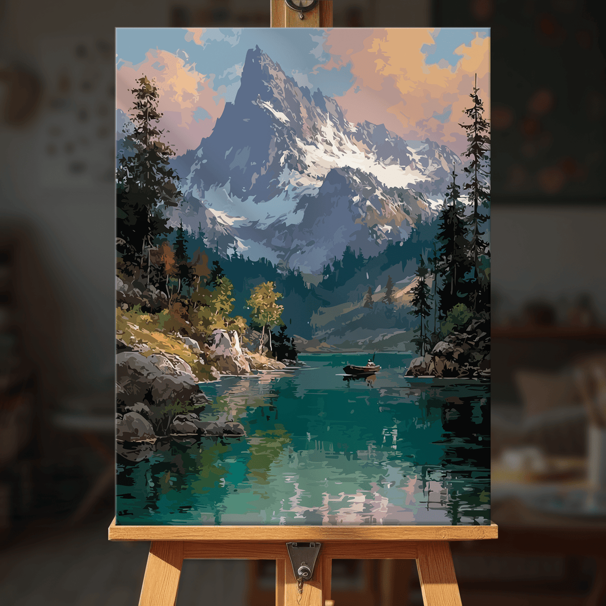 Paint by numbers - Alpine Reflections - MyArt
