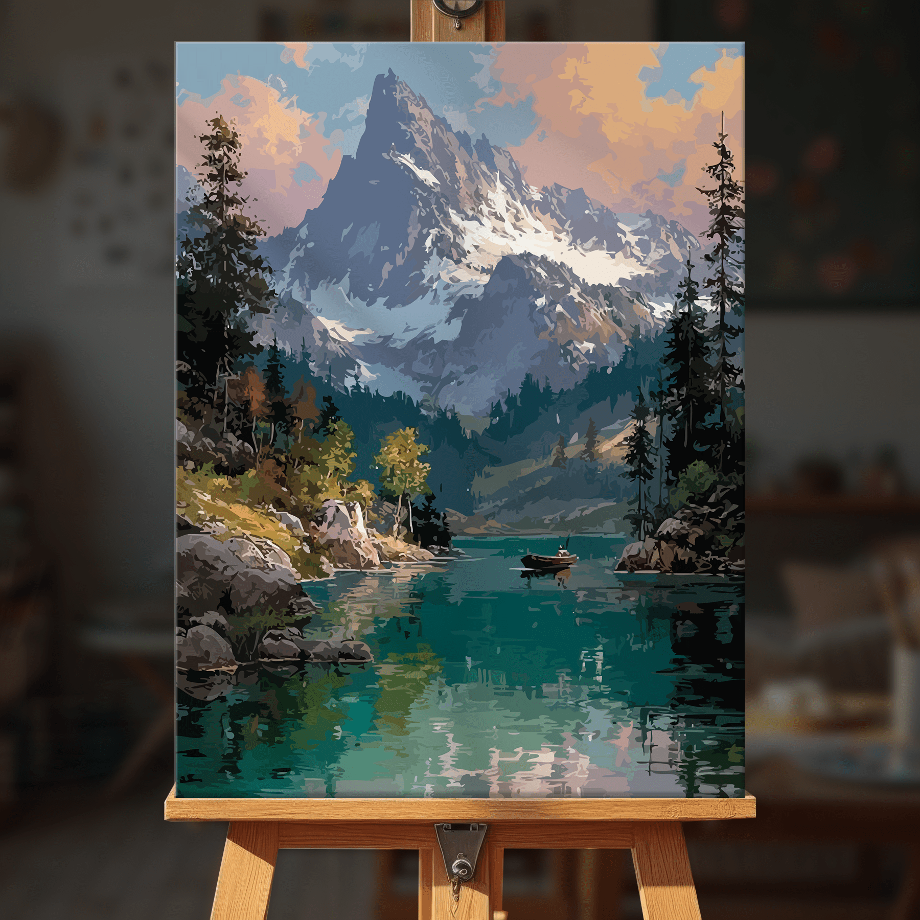Paint by numbers - Alpine Reflections - MyArt