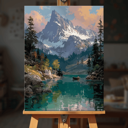 Paint by numbers - Alpine Reflections - MyArt