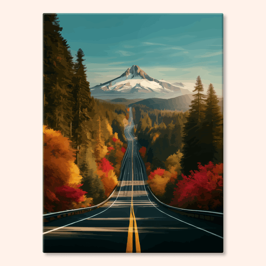 Paint by numbers - Alpine Route - MyArt