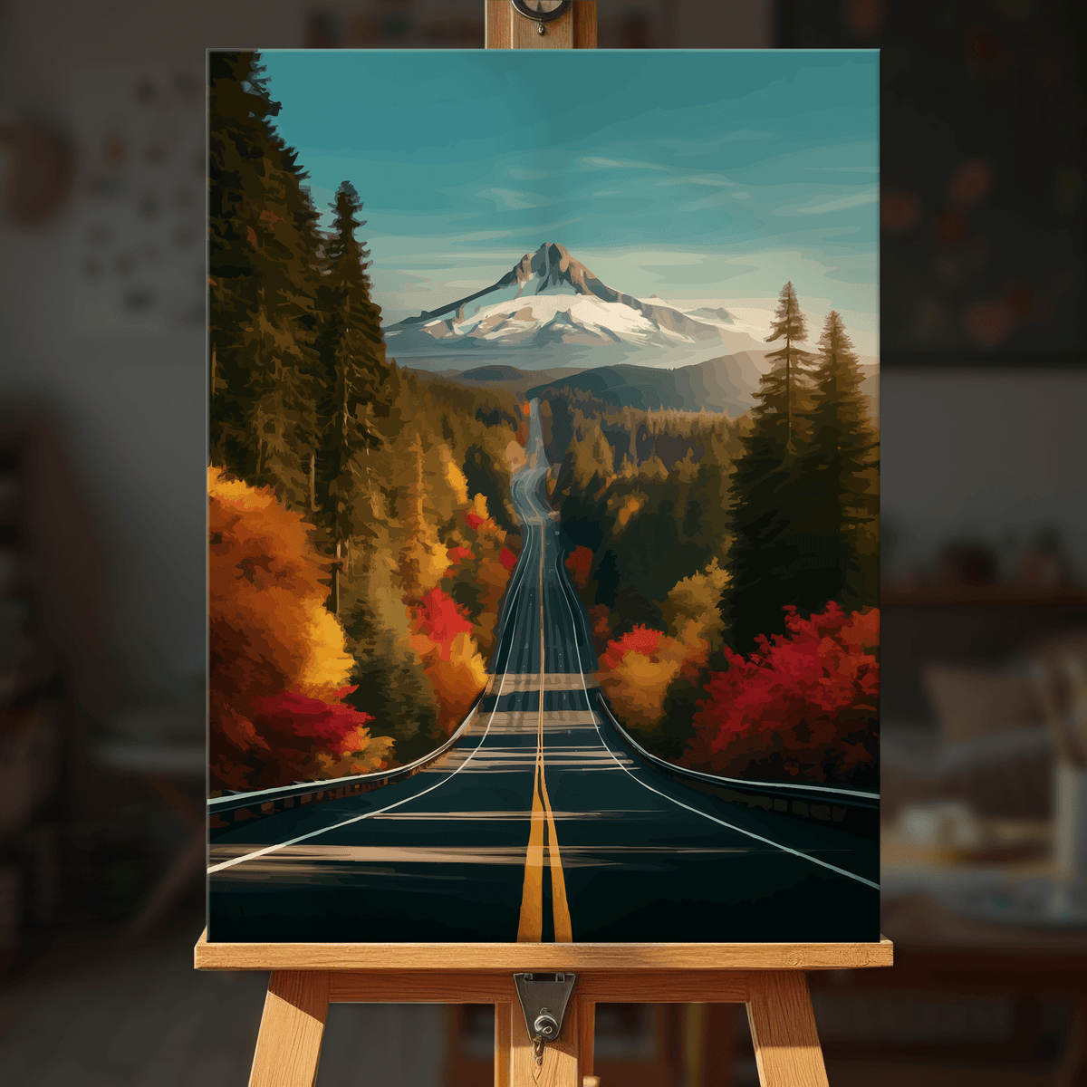 Paint by numbers - Alpine Route - MyArt