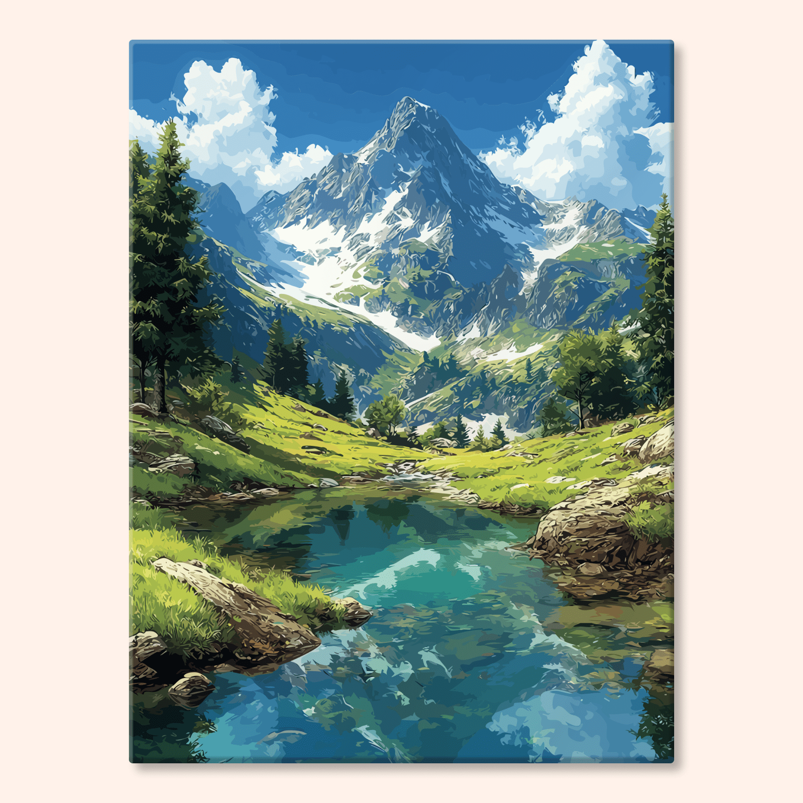 Paint by numbers - Alpine Serenity - MyArt