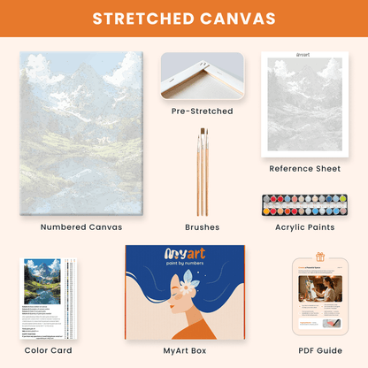 Paint by numbers - Alpine Serenity - MyArt