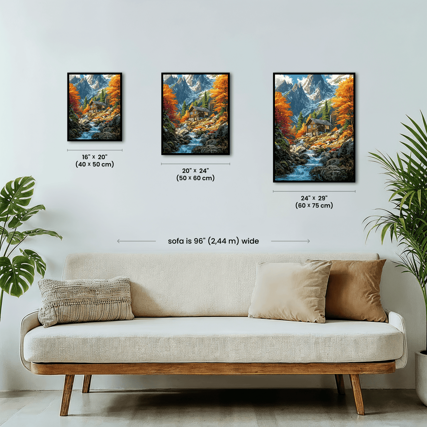 Paint by numbers - Alpine Stream - MyArt