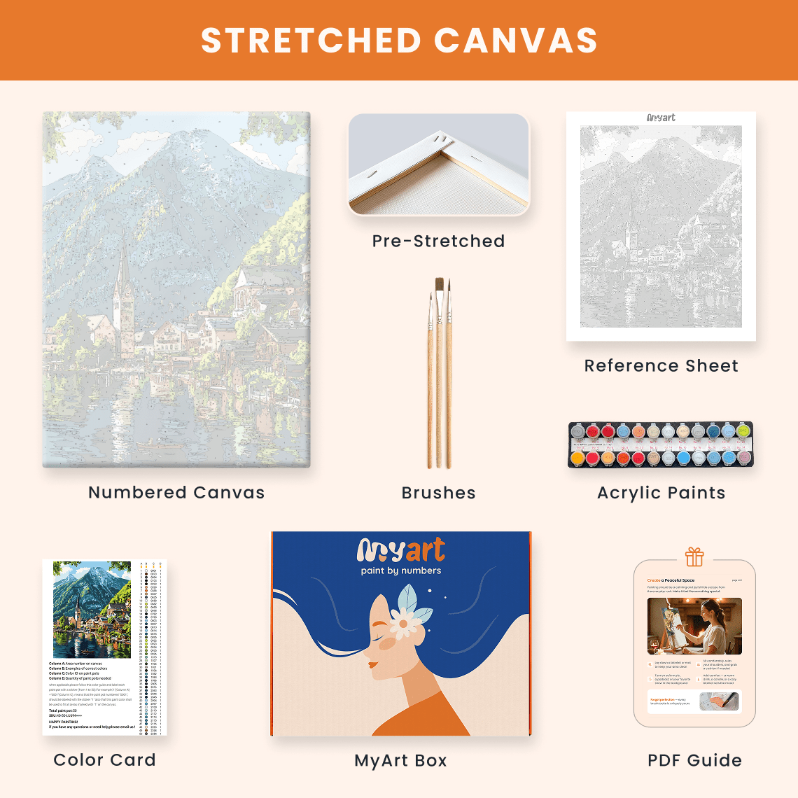 Paint by numbers - Alpine Trek - MyArt