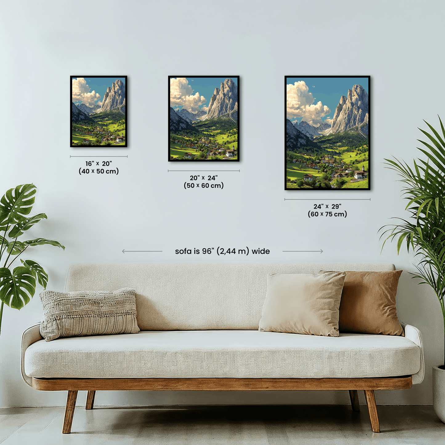 Paint by numbers - Alpine Village - MyArt