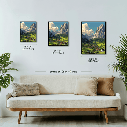 Paint by numbers - Alpine Village - MyArt