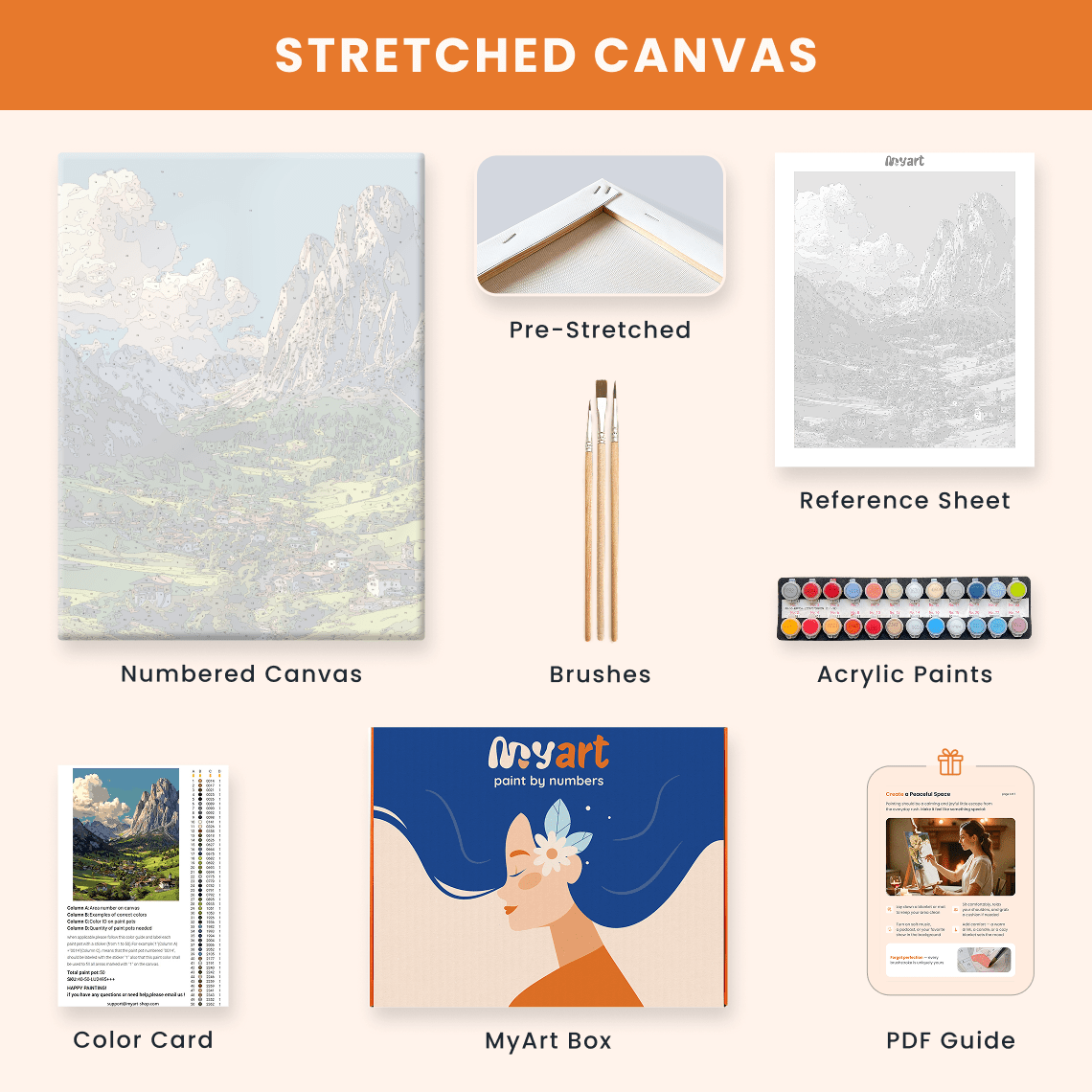 Paint by numbers - Alpine Village - MyArt