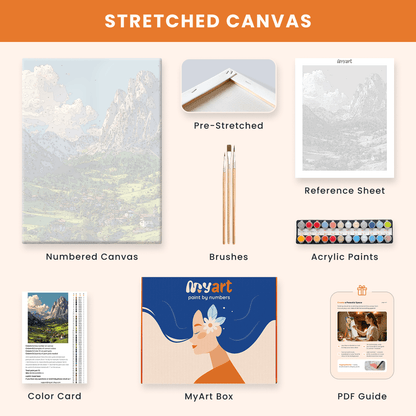 Paint by numbers - Alpine Village - MyArt