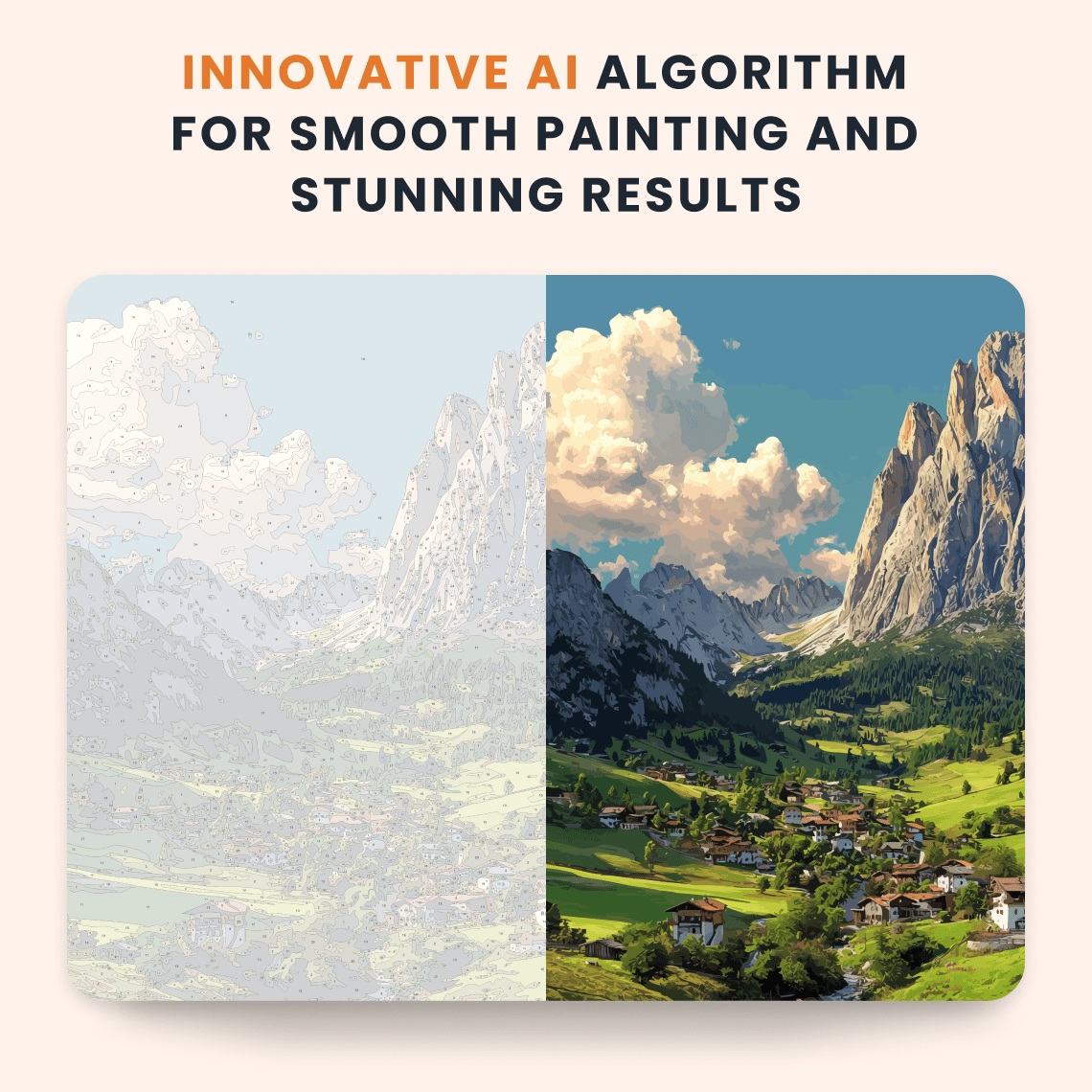 Paint by numbers - Alpine Village - MyArt