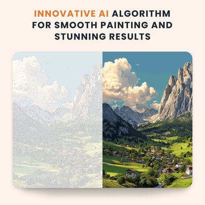 Paint by numbers - Alpine Village - MyArt