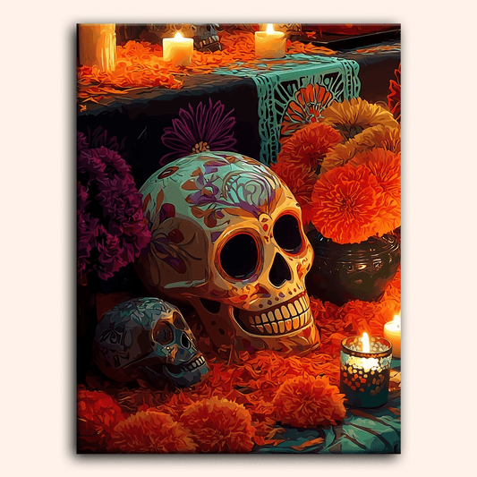 Paint by numbers - Altar Skull - MyArt