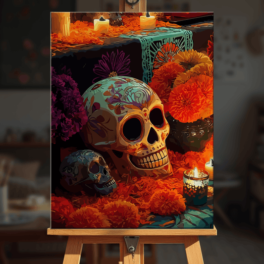 Paint by numbers - Altar Skull - MyArt