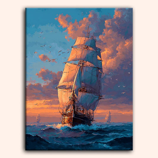 Paint by numbers - Amber Distance - MyArt