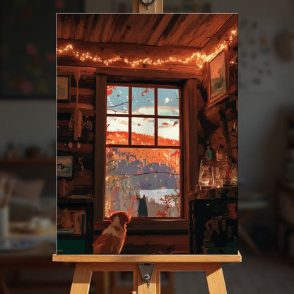 Paint by numbers - Amber Pines - MyArt