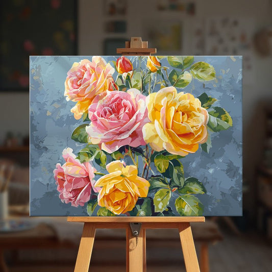 Paint by numbers - Amber Roses - MyArt