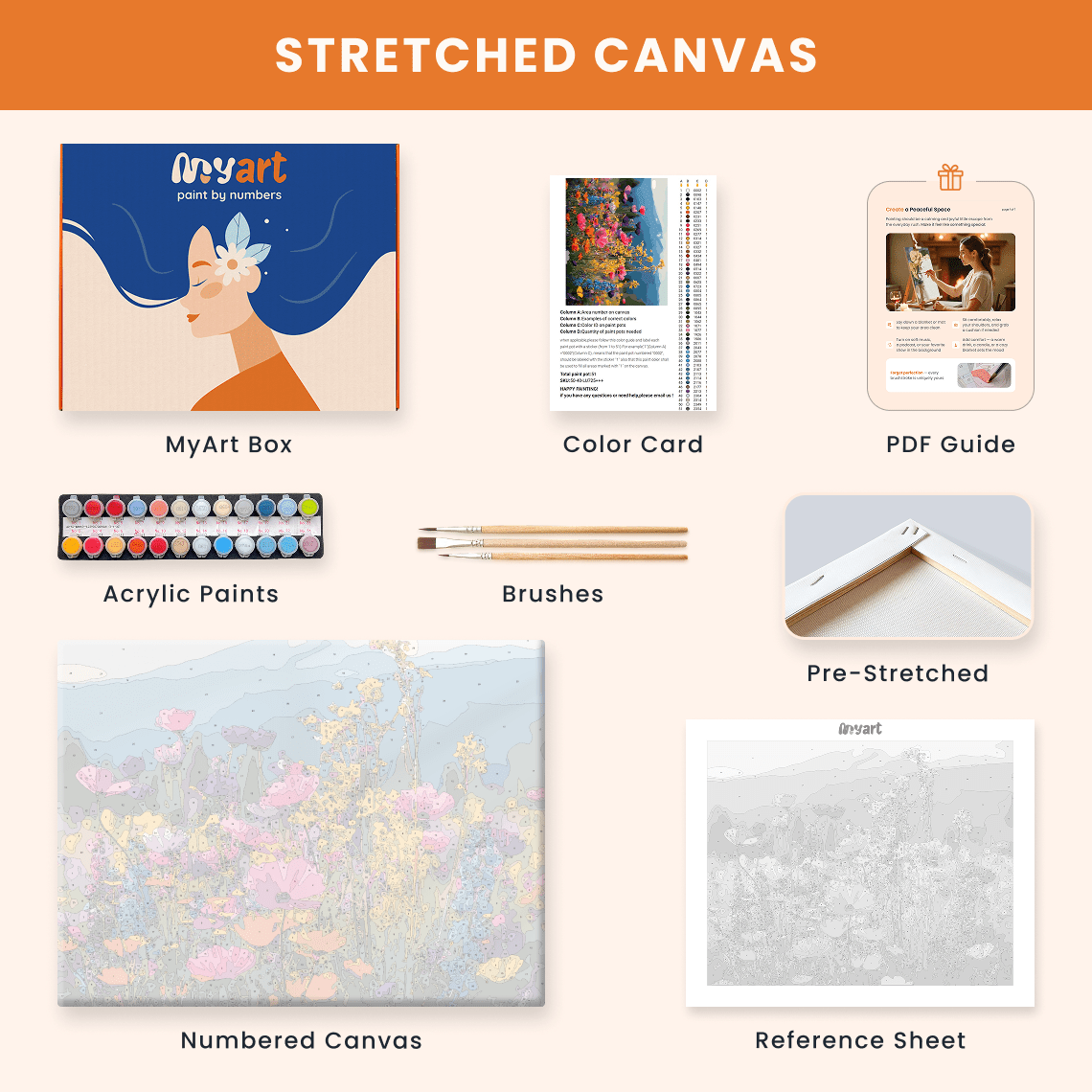 Paint by numbers - Amber Light - MyArt