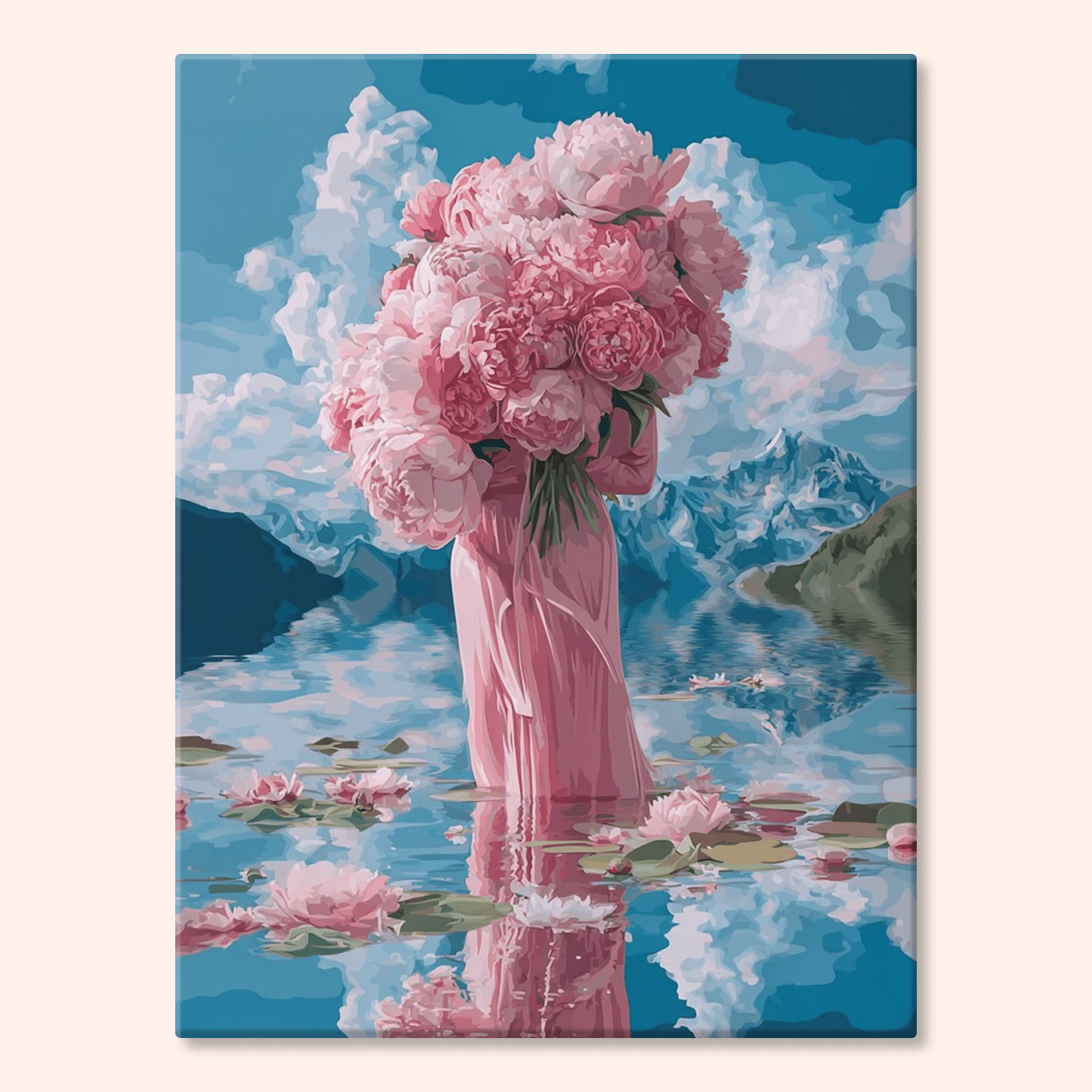 Paint by numbers - Antique Petal Glow - MyArt