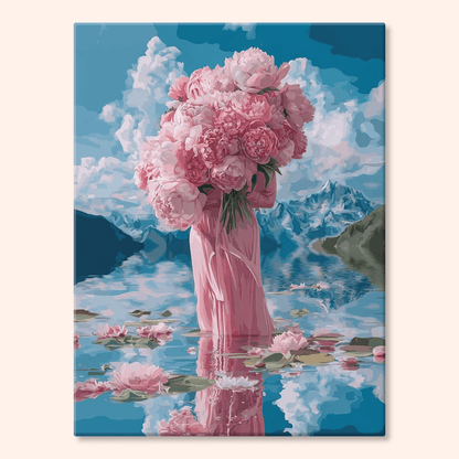 Paint by numbers - Antique Petal Glow - MyArt