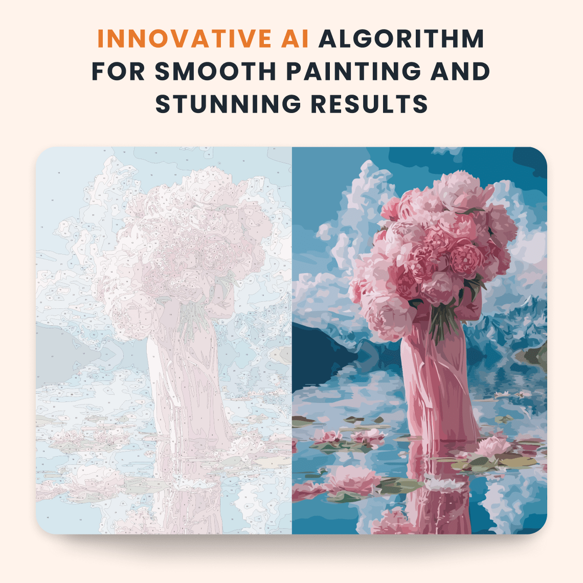 Paint by numbers - Antique Petal Glow - MyArt