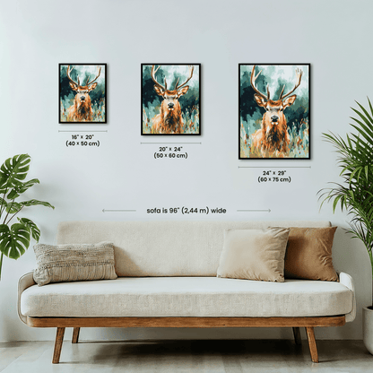 Paint by numbers - Antlers in the Breeze - MyArt