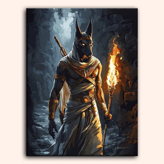 Paint by numbers - Anubis Guardian - MyArt