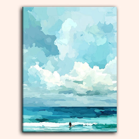 Paint by numbers - Aqua Paddle - MyArt