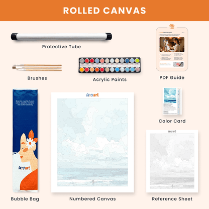 Paint by numbers - Aqua Paddle - MyArt