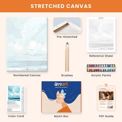 Paint by numbers - Aqua Paddle - MyArt