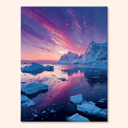 Paint by numbers - Arctic Dawn - MyArt