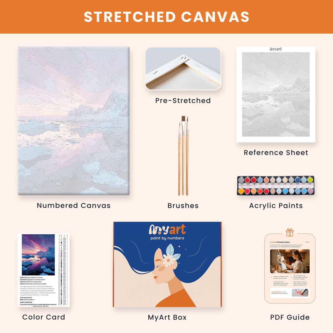 Paint by numbers - Arctic Dawn - MyArt