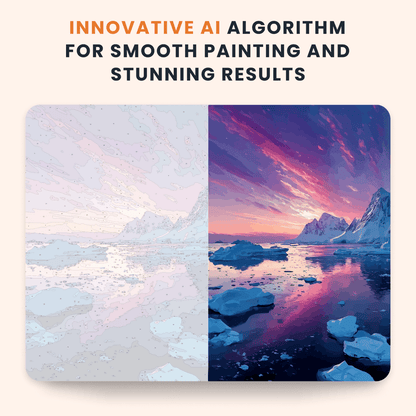 Paint by numbers - Arctic Dawn - MyArt