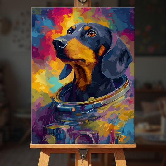 Artistic Dachshund