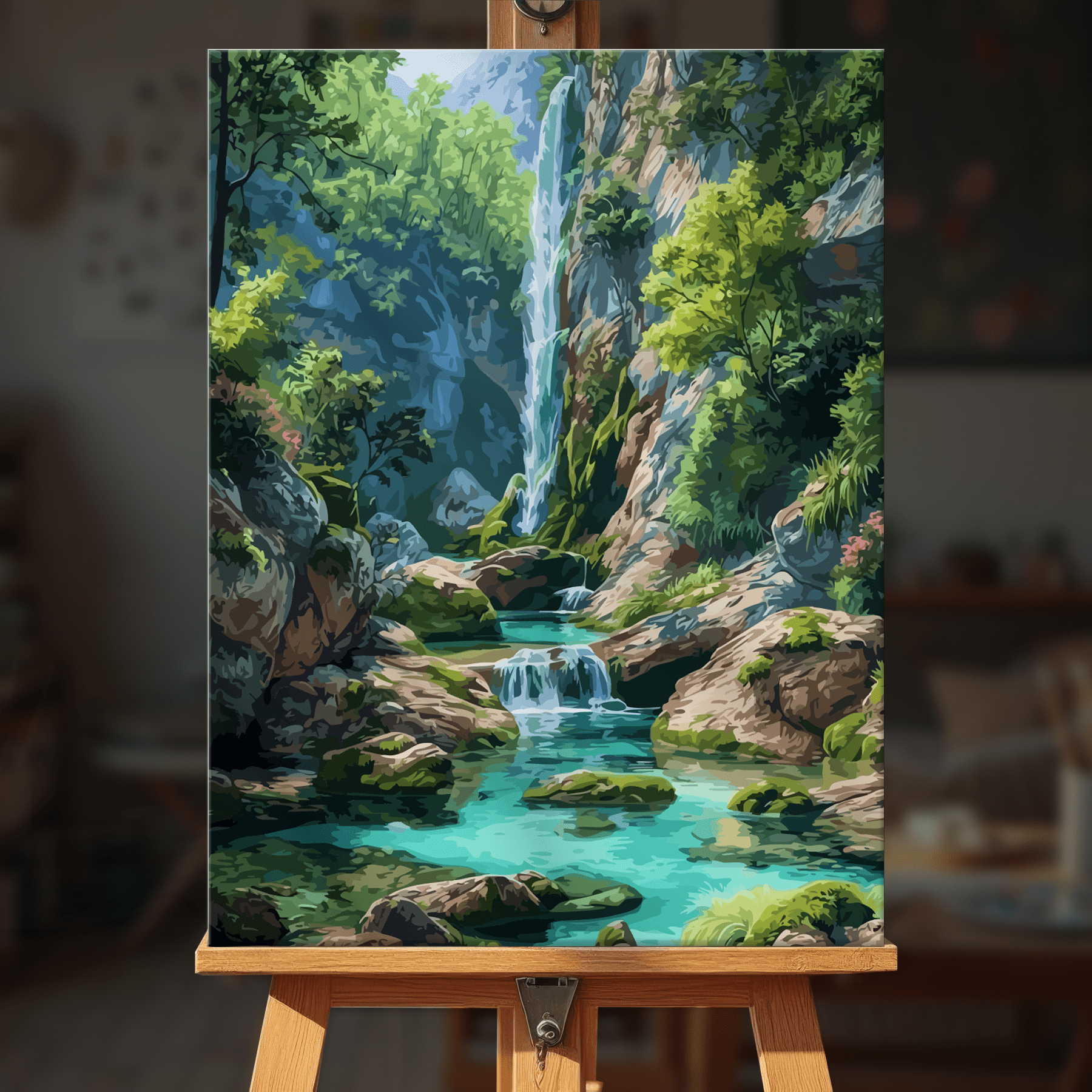 Paint by numbers - Aurora Canyon - MyArt