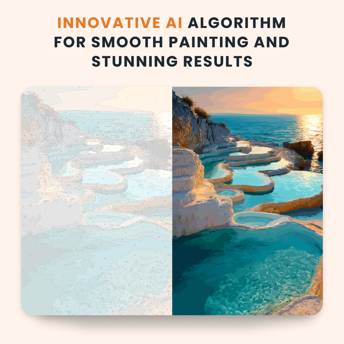 Paint by numbers - Aurora Cliff - MyArt