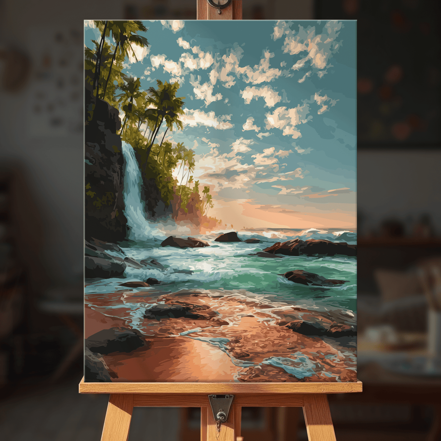 Paint by numbers - Aurora Falls - MyArt