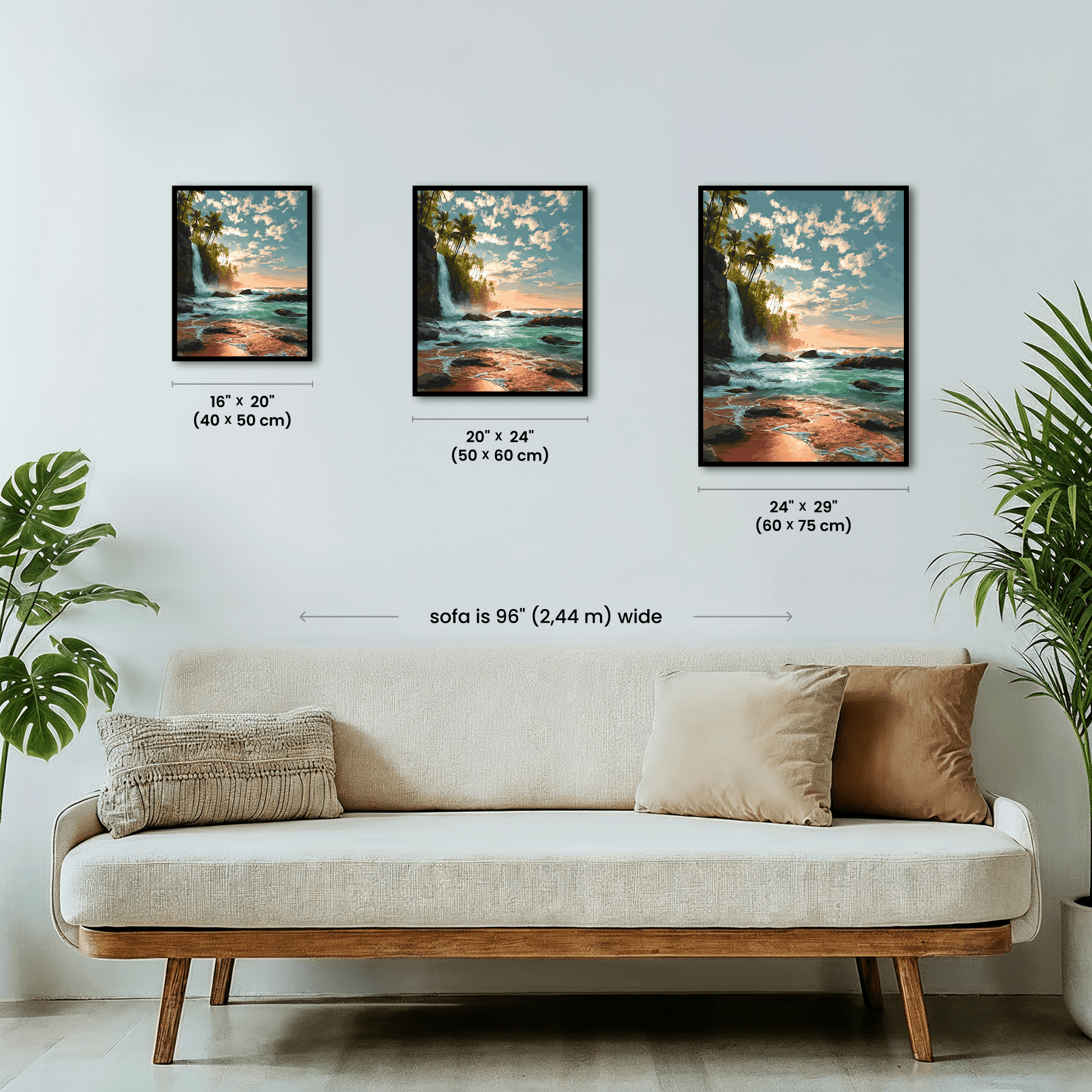 Paint by numbers - Aurora Falls - MyArt