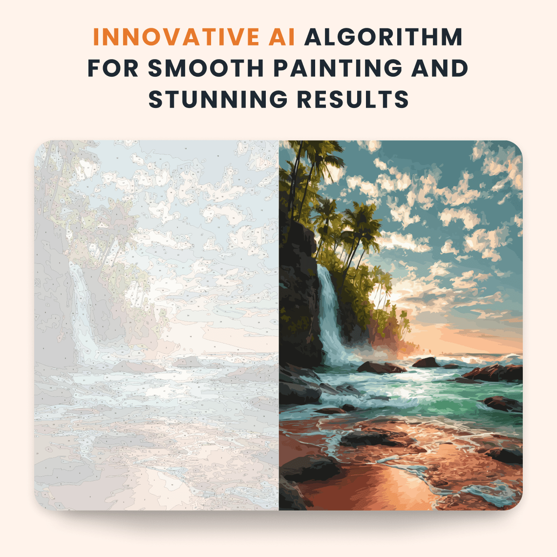 Paint by numbers - Aurora Falls - MyArt