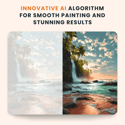 Paint by numbers - Aurora Falls - MyArt