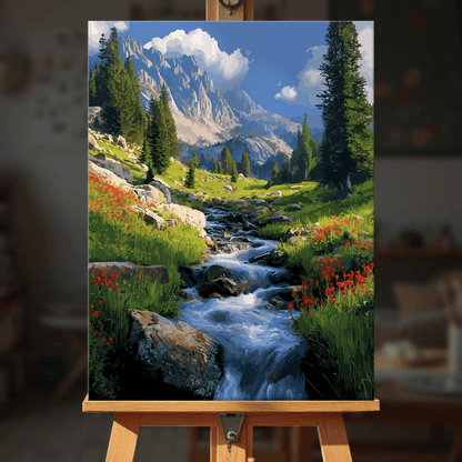 Paint by numbers - Aurora Glade - MyArt