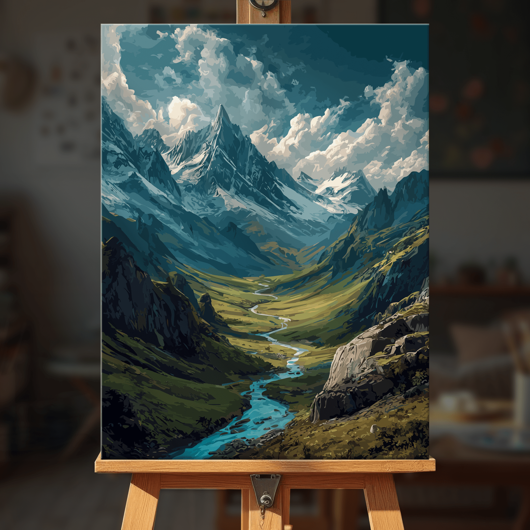 Paint by numbers - Aurora Harbor - MyArt