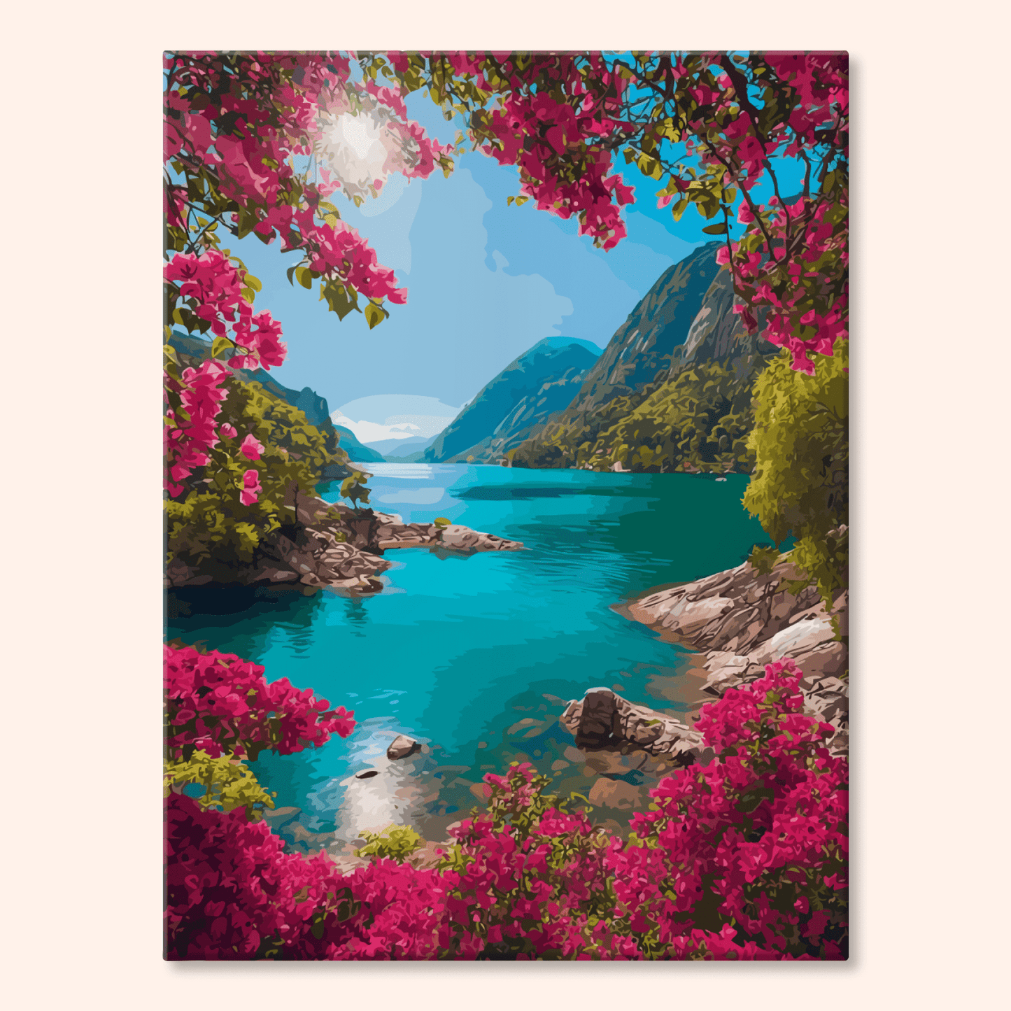 Paint by numbers - Aurora Lake - MyArt