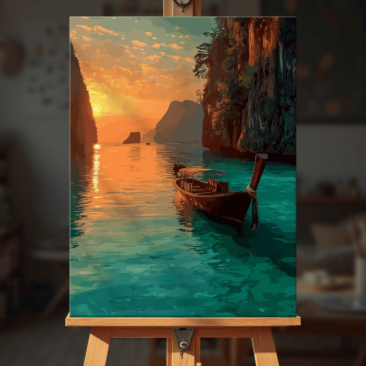 Paint by numbers - Aurora Meadow - MyArt