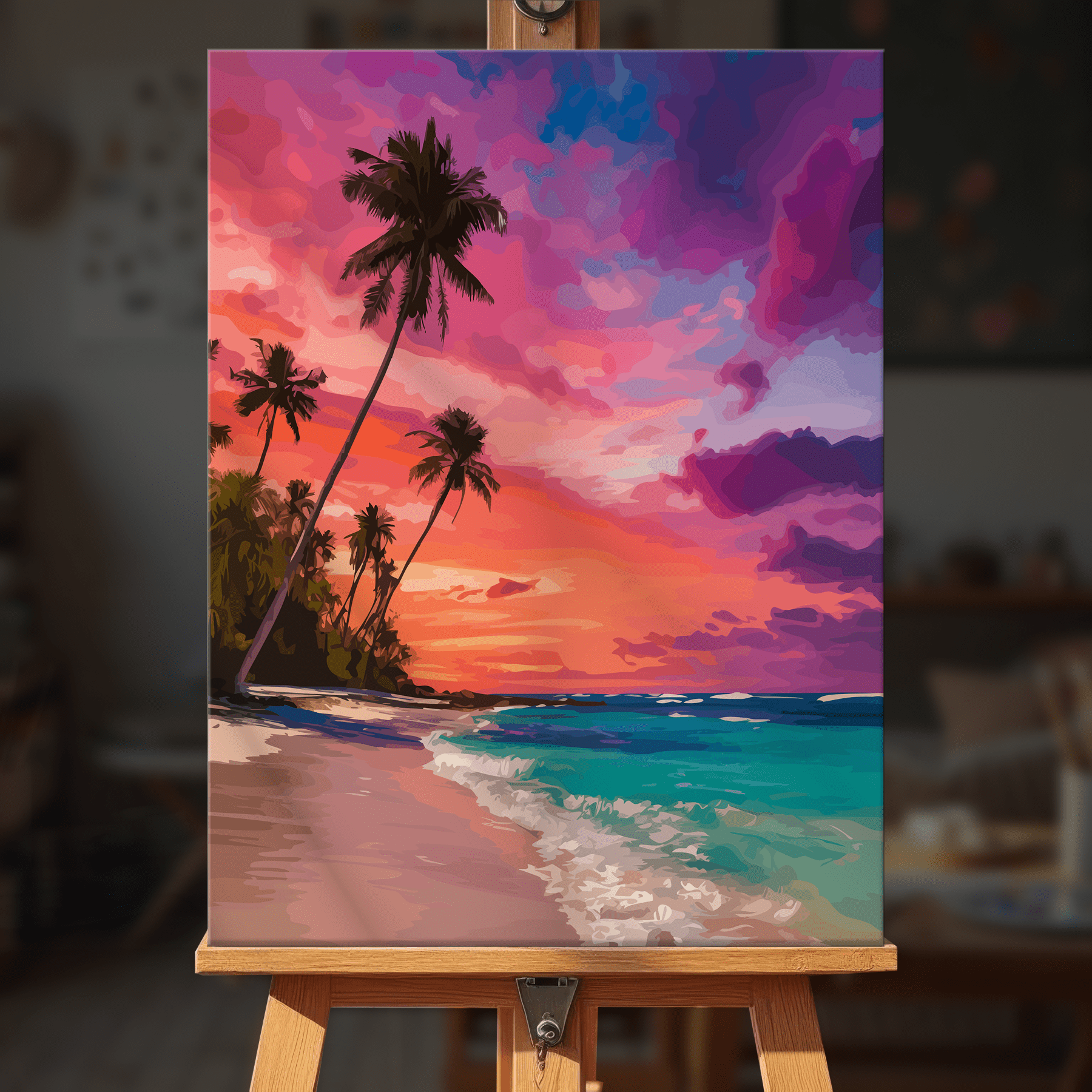 Paint by numbers - Aurora Path - MyArt