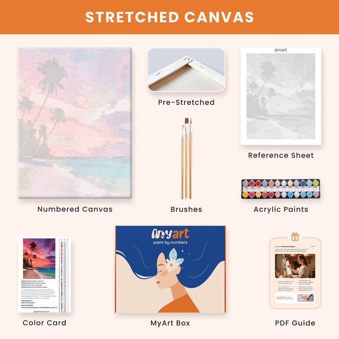 Paint by numbers - Aurora Path - MyArt