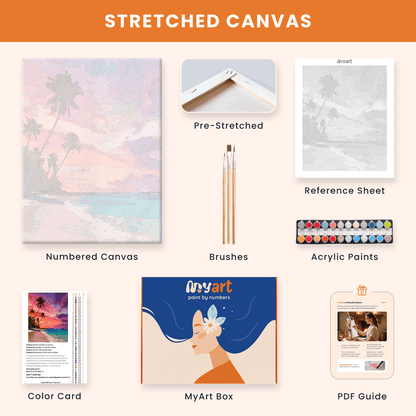 Paint by numbers - Aurora Path - MyArt