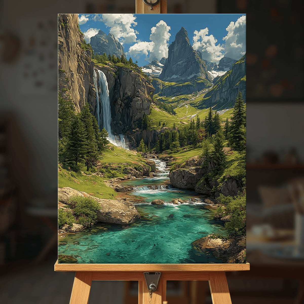 Paint by numbers - Aurora Sky - MyArt