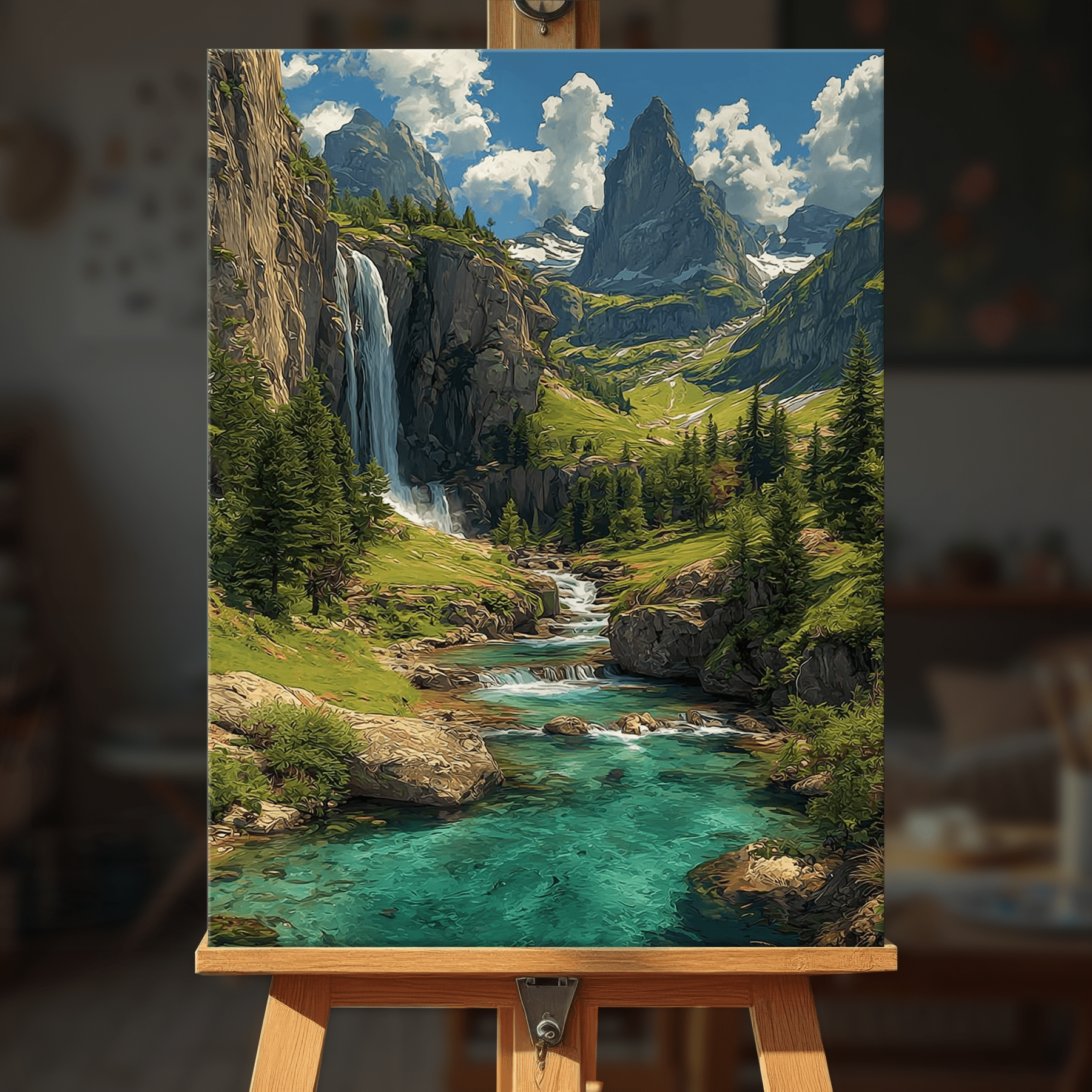 Paint by numbers - Aurora Sky - MyArt