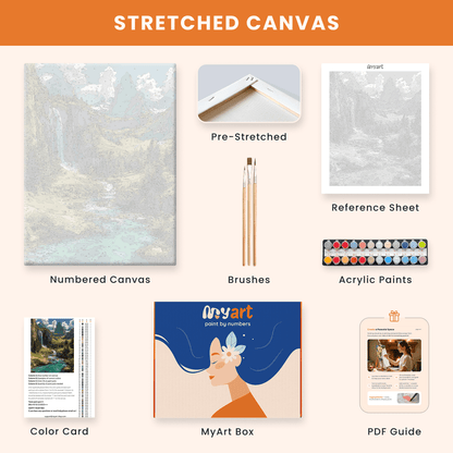 Paint by numbers - Aurora Sky - MyArt